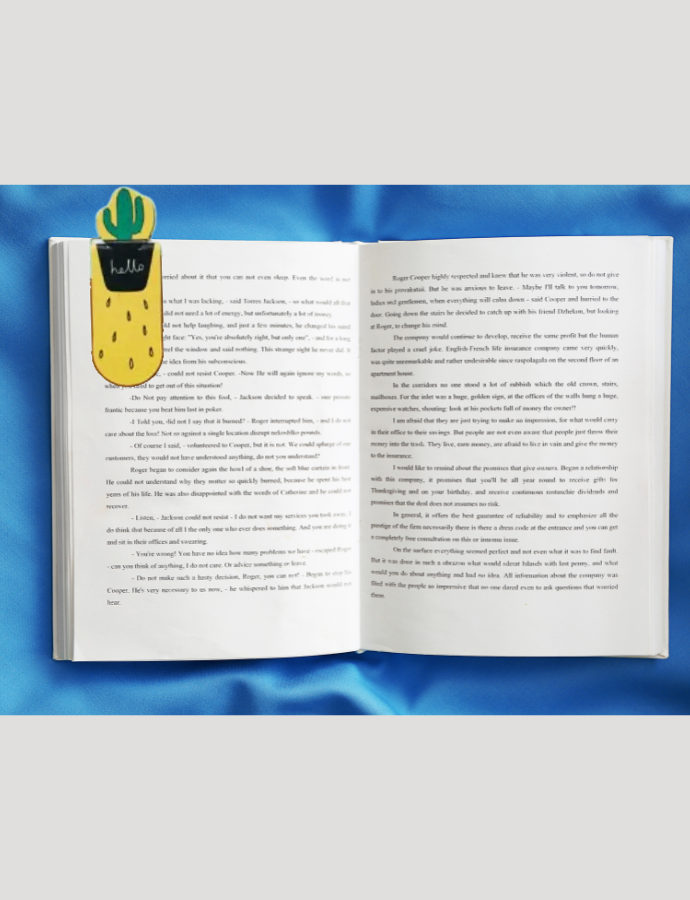 Cactus C Magnetic Bookmark - 3pack