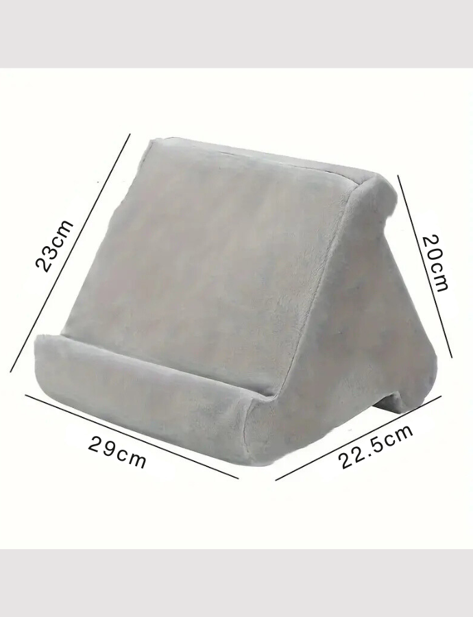 Suede Pillow Tablet Stand