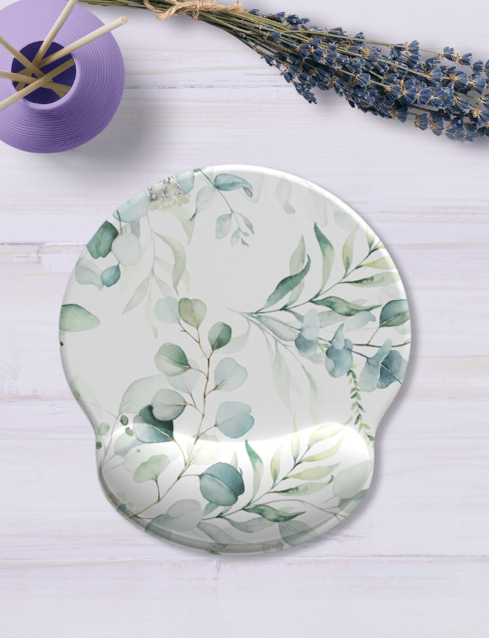 Eucalyptus Mouse Pad with Wrist Rest