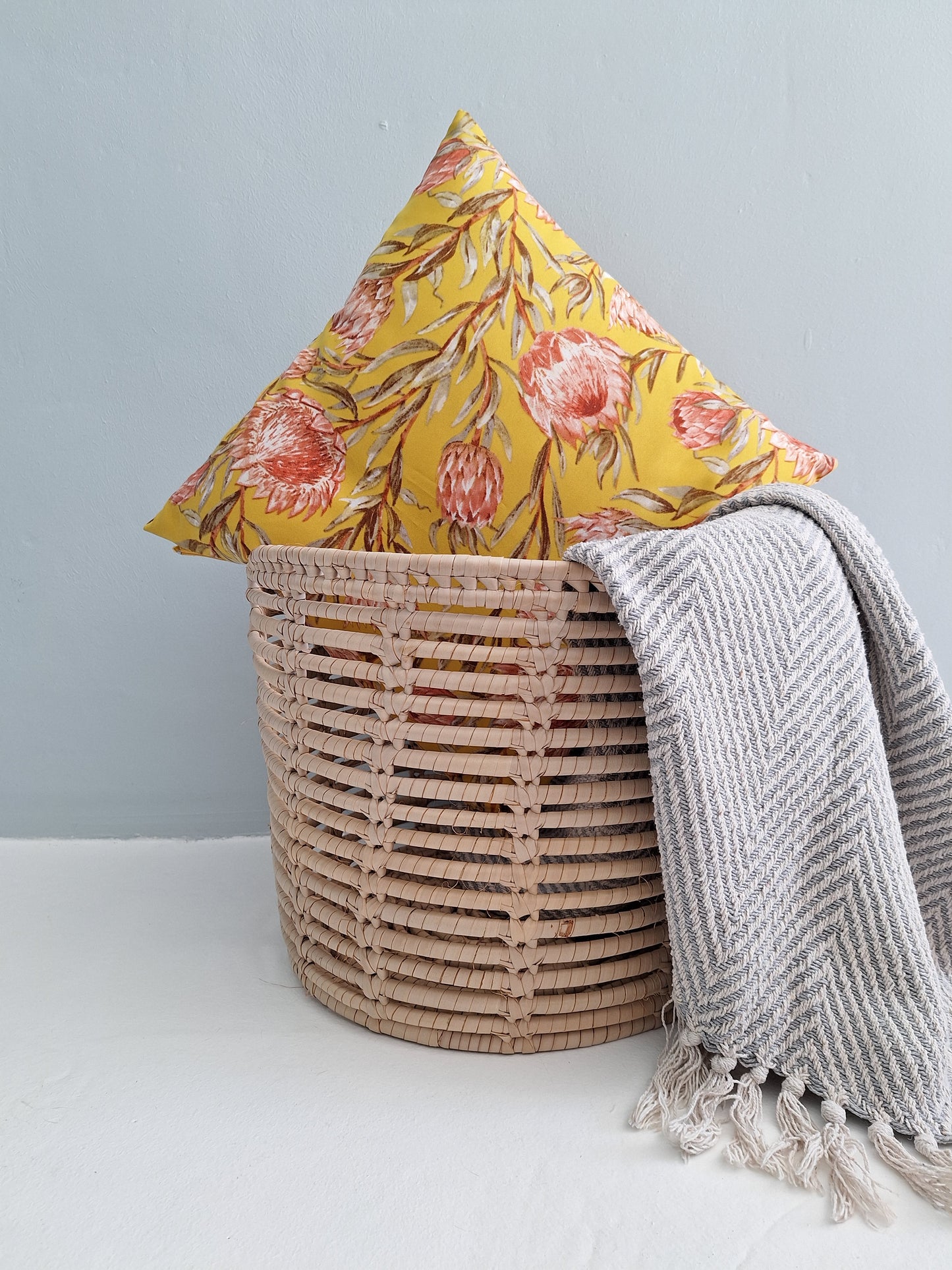 Leia Vintage Protea - Scatter Cushion