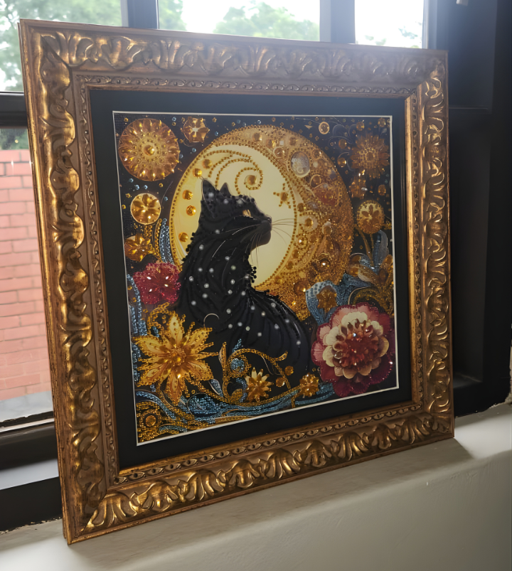 Luna Noir Diamond Dot Artwork