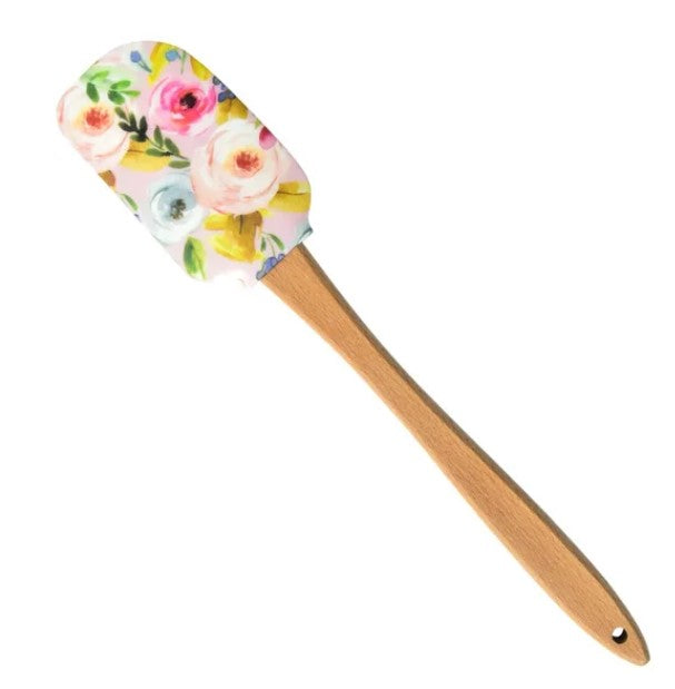 Silicone Spatula Set of 2 - Pink Floral