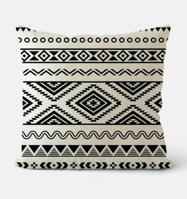 Malian Geometric Scatter Cushion