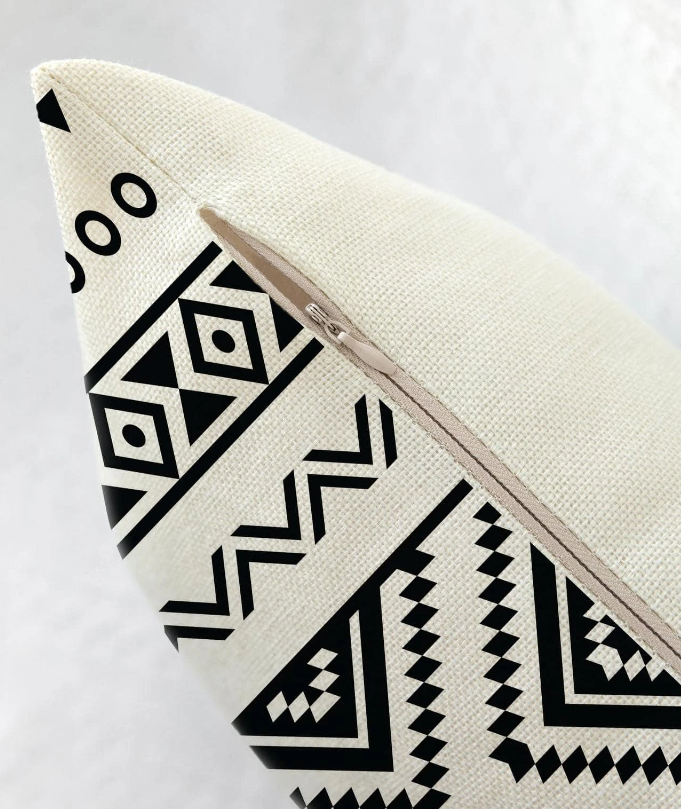 Malian Geometric Scatter Cushion