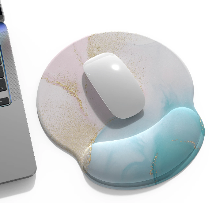 Rosa Azul Mouse Pad with Wrist Rest