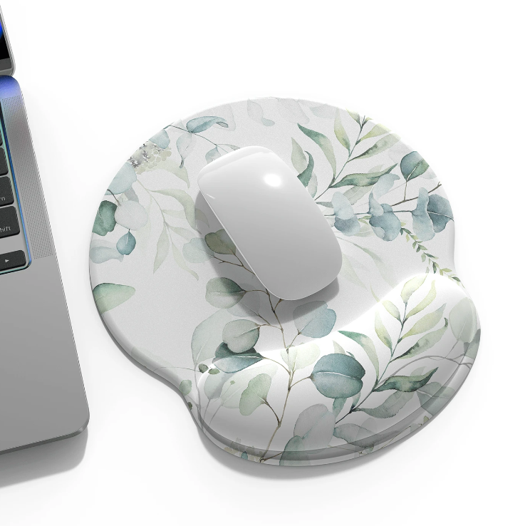 Eucalyptus Mouse Pad with Wrist Rest