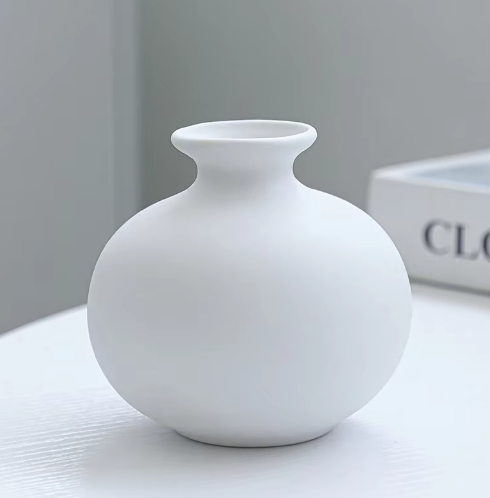 Mini White Vase Set
