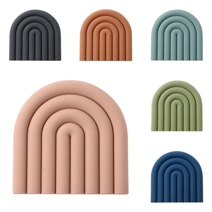 Rainbow Silicone Placemats