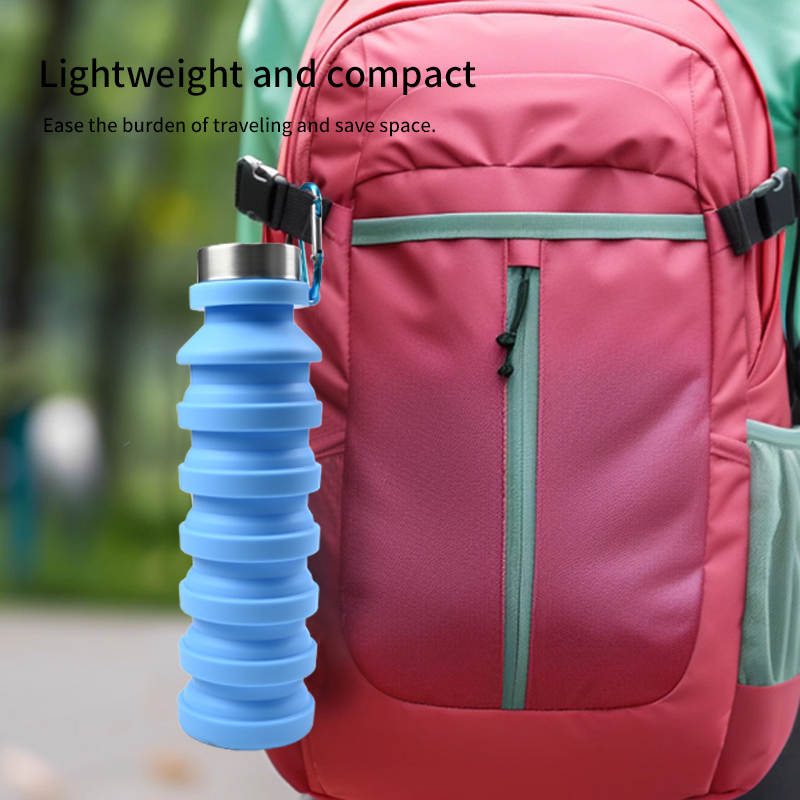 Collapsible Water Bottle - Silicone - 550ml