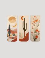Cactus A Magnetic Bookmark - 3pack