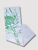 Green King Protea - Tea Towel