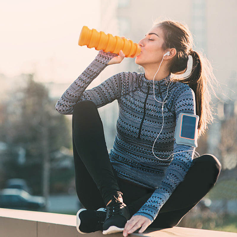 Collapsible Water Bottle - Silicone - 550ml