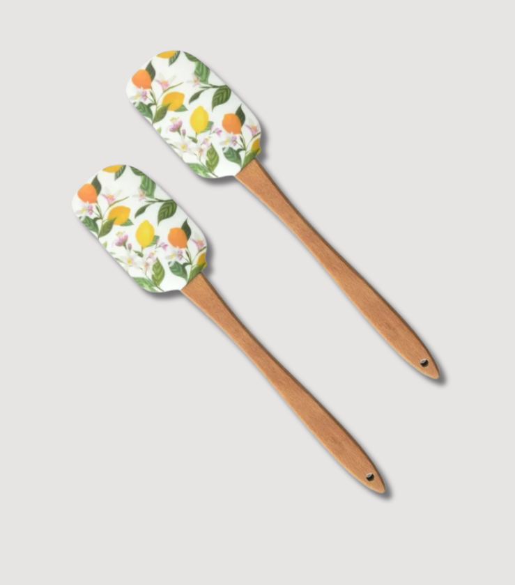 Silicone Spatula Set of 2 - Citrus