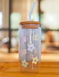 Flower Glass Cup - 550ml