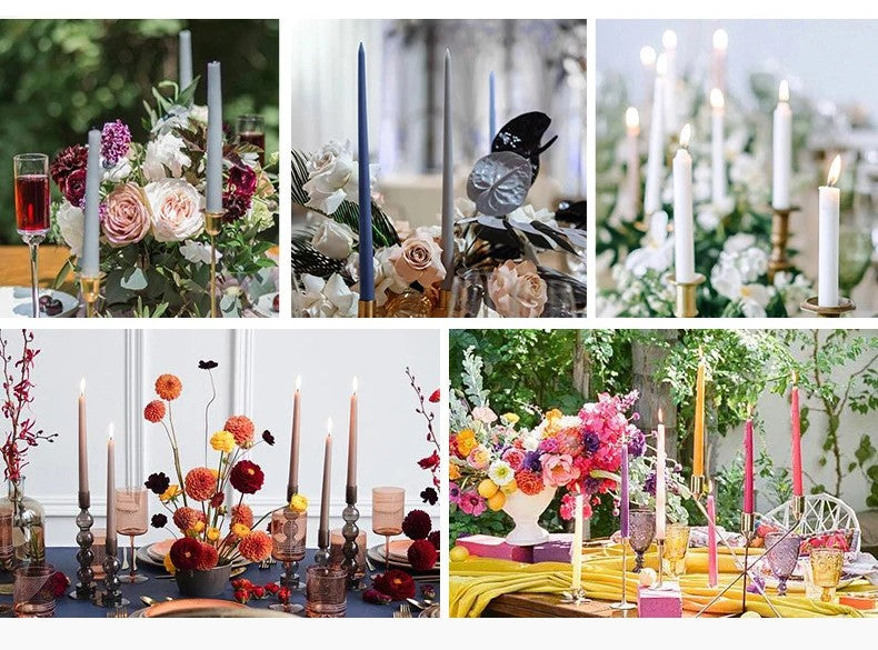 Pastel Scented Candle - Pink - 4 pack