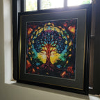 Celestial Tree Diamond Dot Artwork
