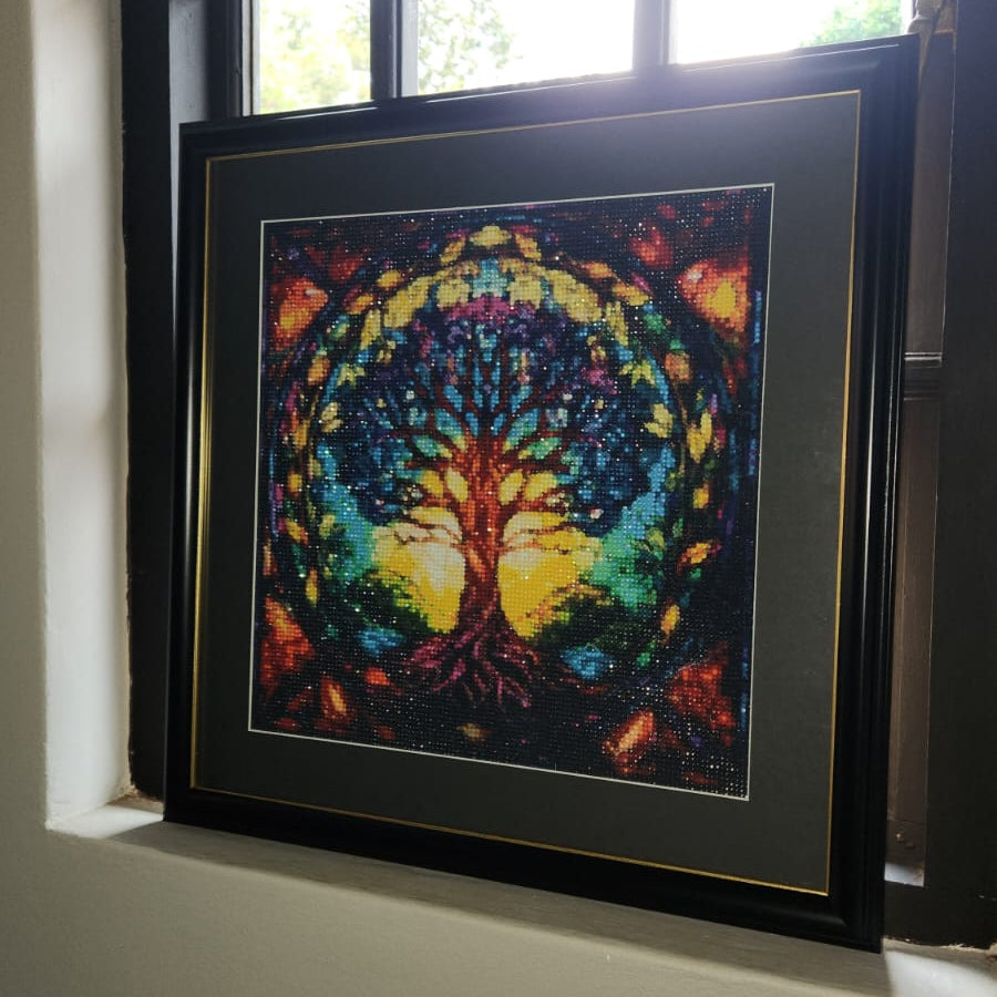 Celestial Tree Diamond Dot Artwork