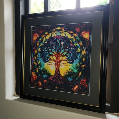 Celestial Tree Diamond Dot Artwork