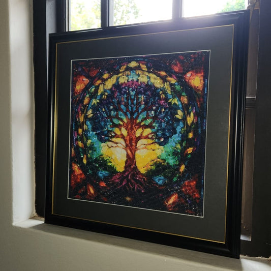 Celestial Tree Diamond Dot Artwork