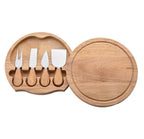 Wooden Cheese Board & Knife Set
