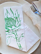 Green King Protea - Tea Towel