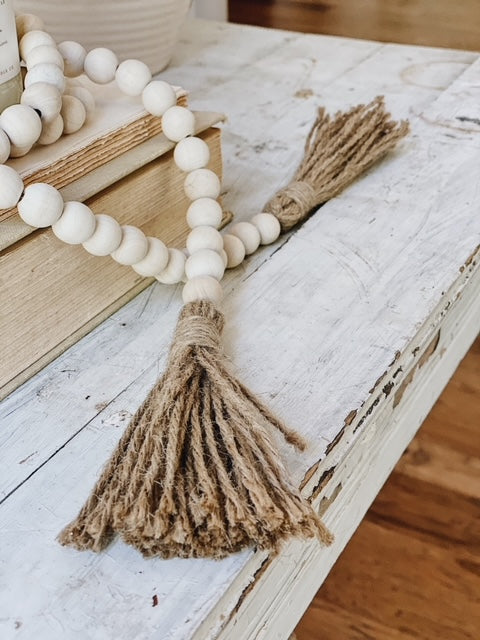 Wooden Bead Garland