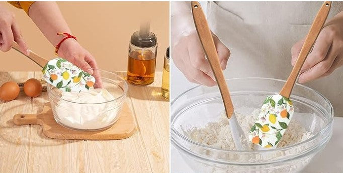 Silicone Spatula Set of 2 - Citrus