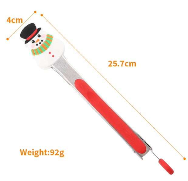 Snowman Kitchen Tongs