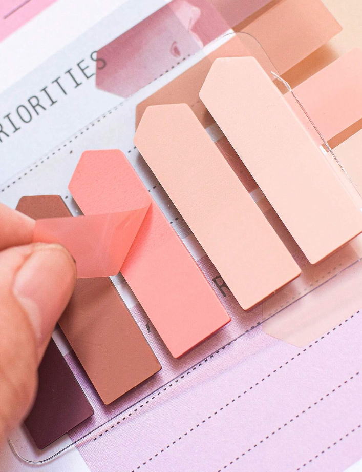 Coffee Brown Index Tabs