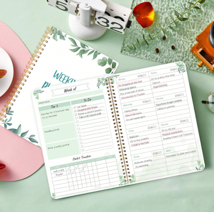 Weekly Planner Notebook - A5