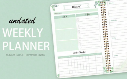 Weekly Planner Notebook - A5