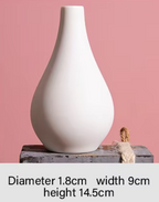 Mini White Vase Set