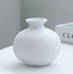 Mini White Vase Set