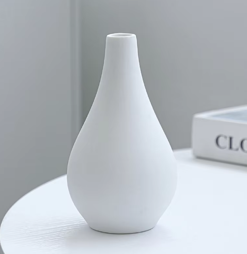 Mini White Vase Set