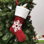 Customizable Christmas Stocking - Snowflake