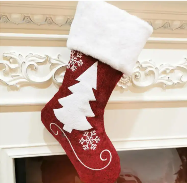 Customizable Christmas Stocking - Christmas Tree