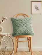 Jacquard Green Scatter Cushion