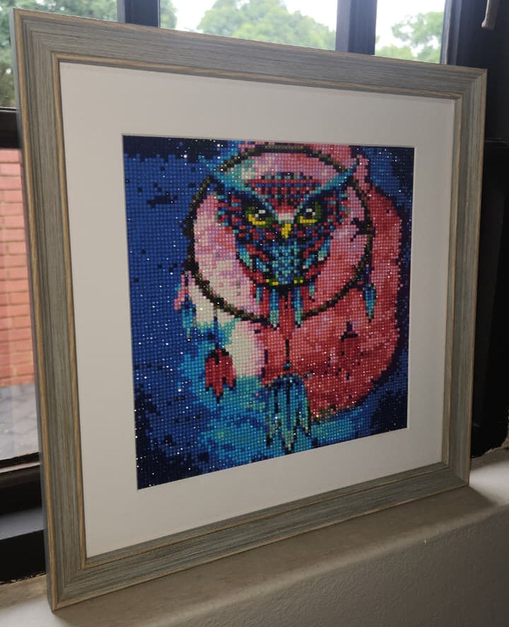 Eternal Dreams Owl Diamond Mosaic