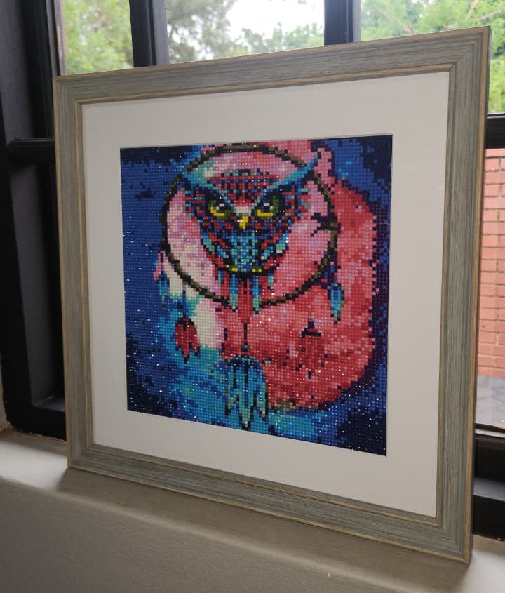Eternal Dreams Owl Diamond Mosaic