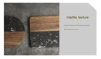 Marble & Wood Coasters - Round - 2pack
