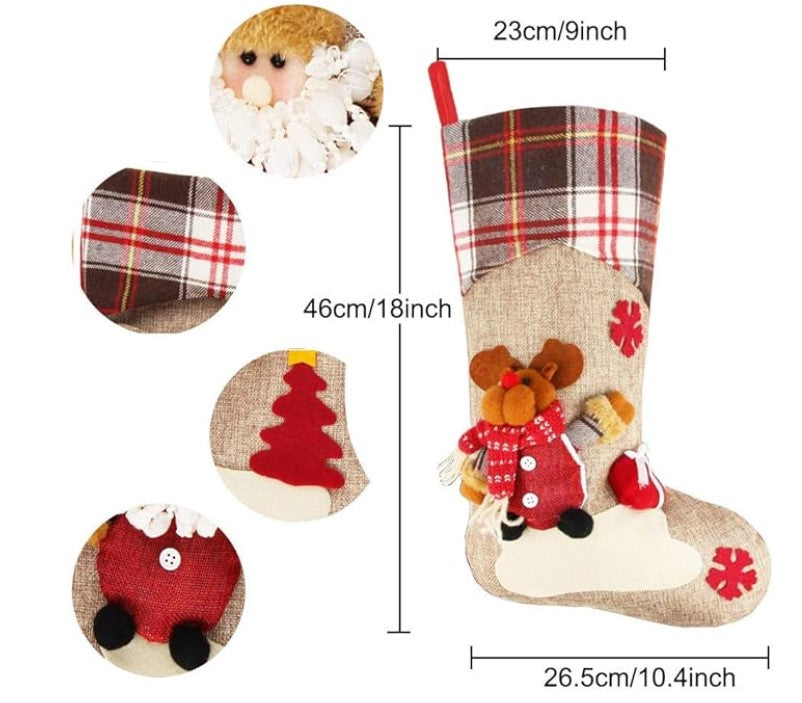 Christmas Stocking - Reindeer