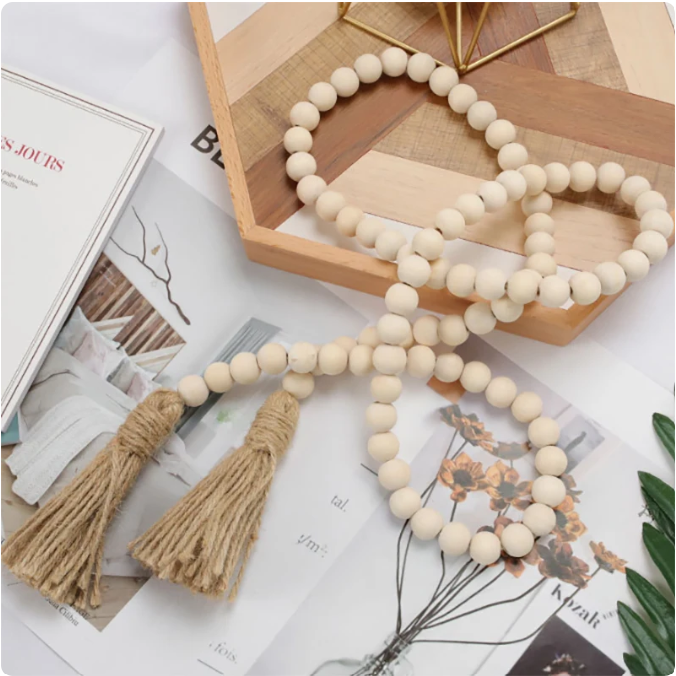 Wooden Bead Garland