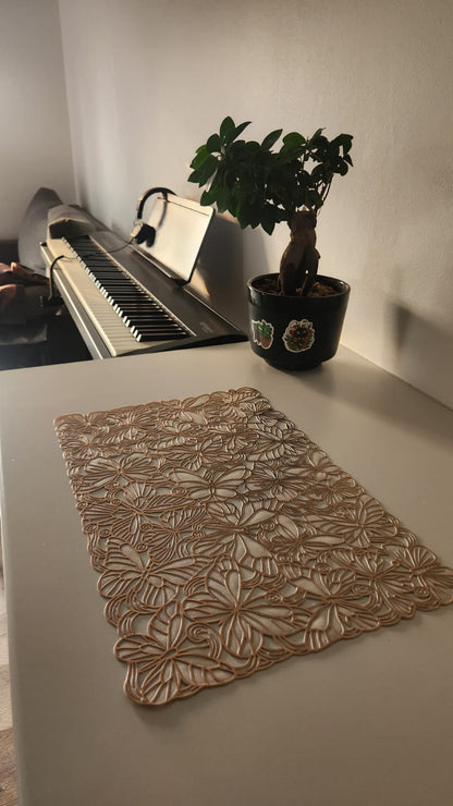 Rose Gold Butterfly Placemat