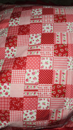 Patchwork Ruffle cushion cover