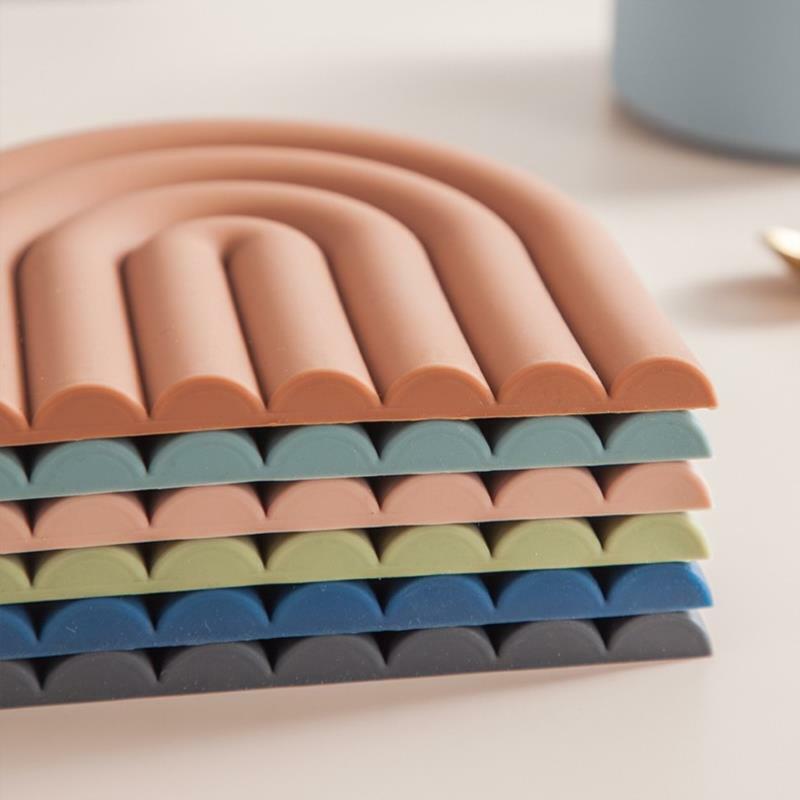 Rainbow Silicone Placemats