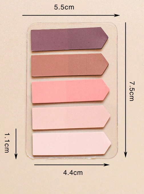 Coffee Brown Index Tabs