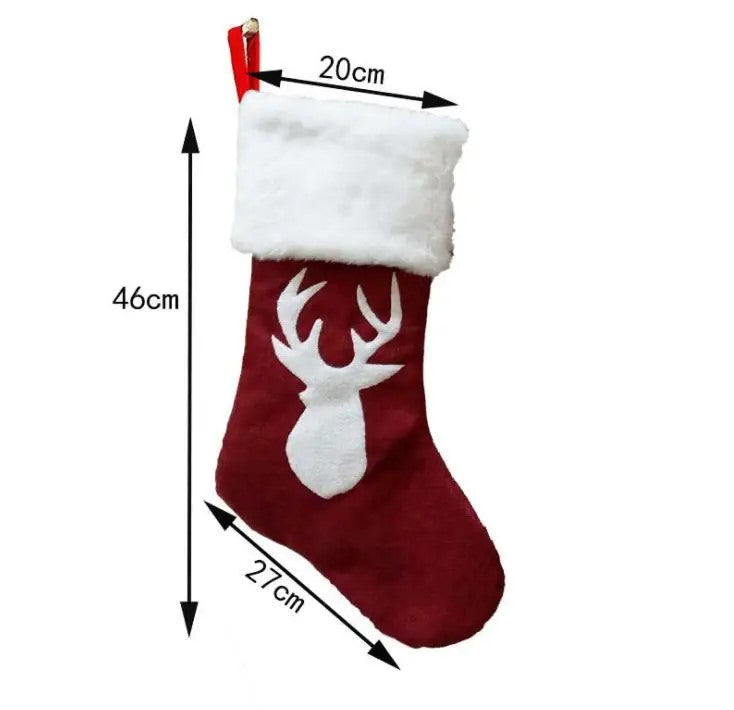 Customizable Christmas Stocking - Christmas Tree