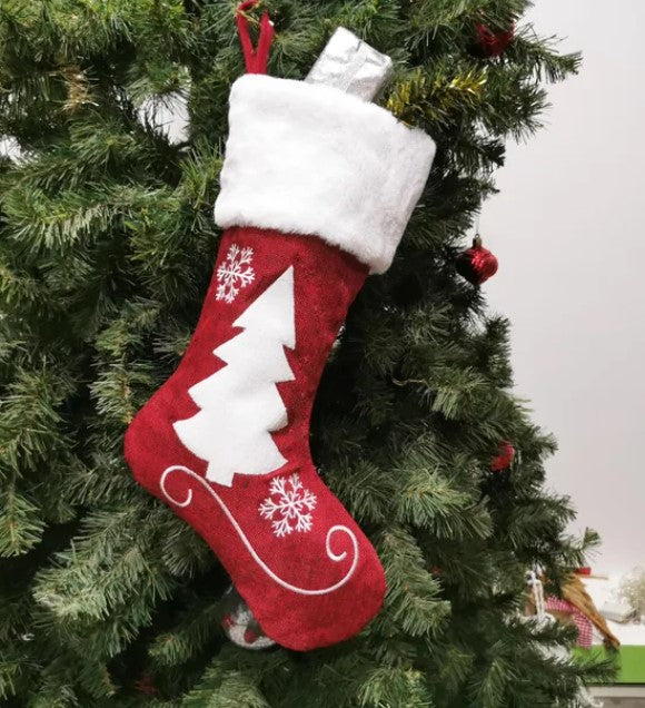 Customizable Christmas Stocking - Christmas Tree