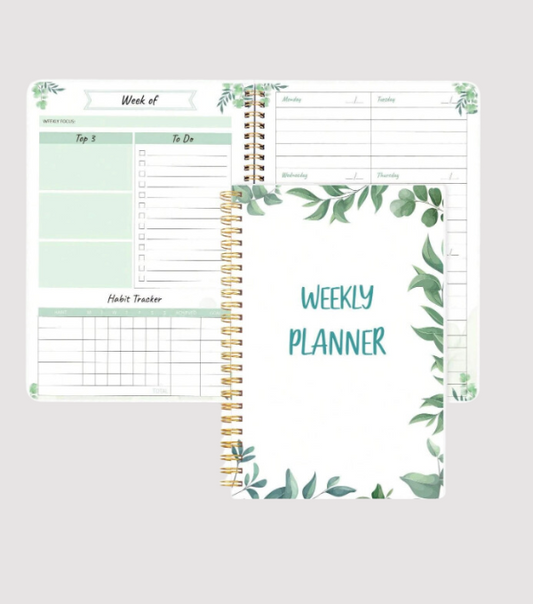 Weekly Planner Notebook - A5